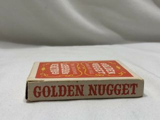 Vintage Golden Nugget Gambling Hall Las Vegas Red/Orange Deck Playing Cards 7