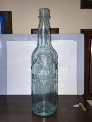 Tall C.  Conrad & Co.  Bottle With High Up Letters - Budweiser Beer Bottle