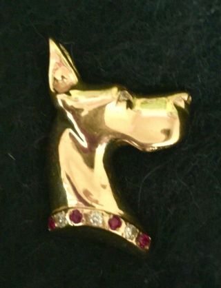 Great Dane Pin/ Brooch For Necklace