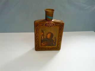 Vintage Empty James Beam Kentucky Bourbon Whiskey Bottle The Merry Lute Player