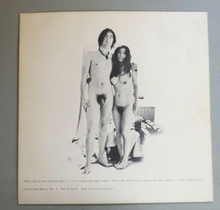 Δ John Lennon And Yoko Ono Δ Unfinished Music No.  1: Two Virgins Δ 12796 3