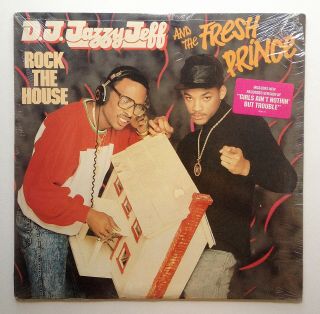 Dj Jazzy Jeff & The Fresh Prince : Rock The House Lp Vinyl Ex