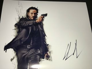 Keanu Reeves Signed Autograph 11x14 Photo John Wick In Person Movie Action F