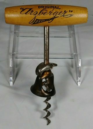 Pre Prohibition Arzberger Beer Corkscrew Muessel Brewing South Bend Indiana In
