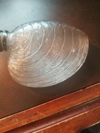 Foust Whiskey Distillery Clam Seashell Figural Flask Nip - Glen Rock Pa Bottle 2