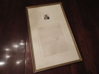 Napoleon Bonaparte - Letter Signed - To His Son - Re/ War Of The Sixth Coalition