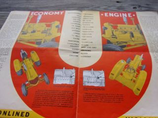 1940 Minneapolis - Moline Standard U Tractor Fold Out Sales Brochure 3