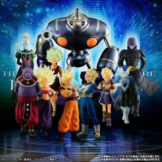 Hg Dragon Ball The Sixth Universe Rivals Set Of 10 Figure Bandai Jp P1294