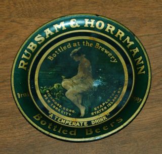 Antique R & H Rubsam - Horrmann Pre Pro Beer Tray Staten Island Nyc Rare