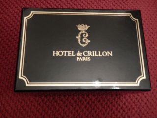 De Crillon Paris Hotel Knot And Gold Plated Key