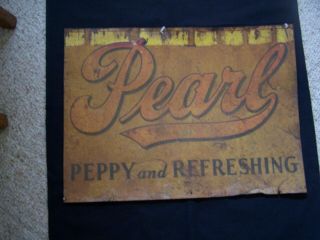 Old,  Old,  Old Pearl Beer Sign From Pearl Brewery San Antonio,  Tx - - A - 210