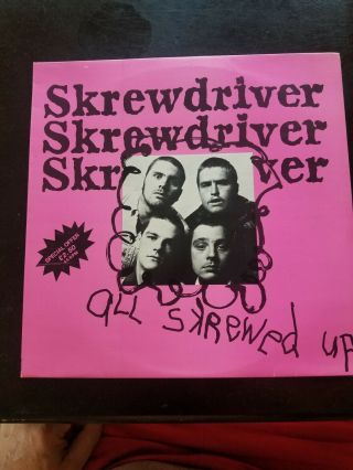 All Skrewed Up 12 " Lp 1977 Isd Rock O Rama 100 Bought In The 80s