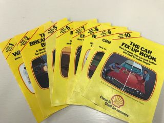 Vintage Shell Answer Books Nearly Complete Set (1976 - 1982)
