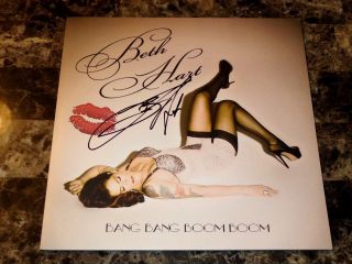 Beth Hart Rare Authentic Signed Autographed Vinyl Record Bang Bang Boom Boom