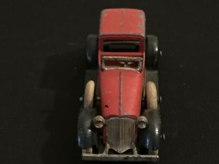 Tootsietoy 6 Wheel Graham Town car (limo) Body/tires red 10 6