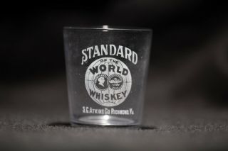 Pre Pro Shot Glass Standard Of The World Whiskey Richmond,  Virginia Va
