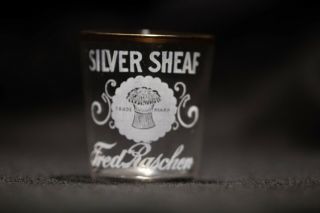 Pre Pro Shot Glass Silver Sheaf Fred Raschen