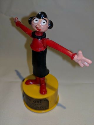 Vintage Olive Oyl (oil) Kohner Bros.  Inc Push Up Toy King Features Syndicate