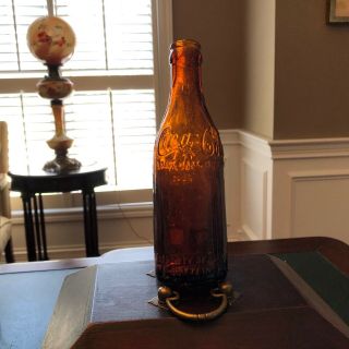 Very Rare Englewood Tenn.  Tn.  Tennessee Amber Coca Cola Straight Side Bottle