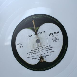 ORIG 1968 APPLE WHITE VINYL MONO THE BEATLES WHITE ALBUM VINYL LP PHOTOS POSTER 4