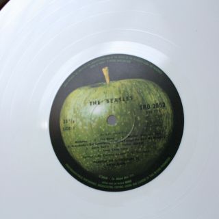 ORIG 1968 APPLE WHITE VINYL MONO THE BEATLES WHITE ALBUM VINYL LP PHOTOS POSTER 5