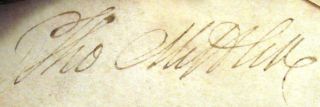 1798 Thomas Mifflin Signed Document as Governor of Pennsylvania 2