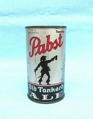 Pabst Old Tankard Ale Beer Type Irtp O//i Flat Top Bottom Opened Can 1939