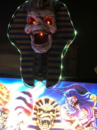 for 2019 Iron Maiden Pinball Machine Topper Lighted 10