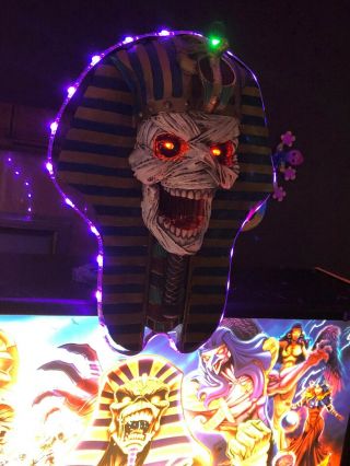 for 2019 Iron Maiden Pinball Machine Topper Lighted 2