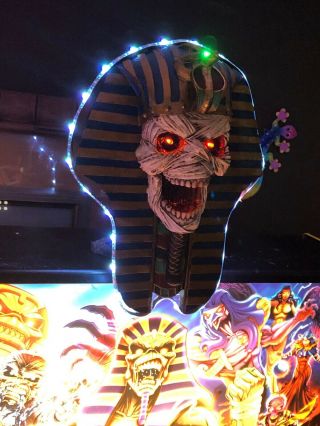 for 2019 Iron Maiden Pinball Machine Topper Lighted 3