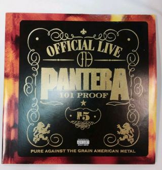 Pantera Official Live 101 Proof 2 Lp 1997 Press Ex