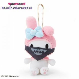 Sanrio My Melody × Nintend Splatoon 2 Mini Plush With Ballcahins F/s