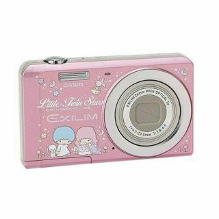 CASIO EXILIM Little Twin Stars Model Digital Camera Pink Rare Japan 6