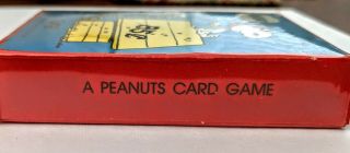 1960s Hallmark Peanuts FLYING ACE SNOOPY Card Game RATS NIP 2