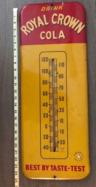 Drink Royal Crown Cola Thermometer