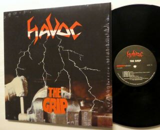 Havoc The Grip Lp - Usa Press 1985 Heavy Metal Rp372