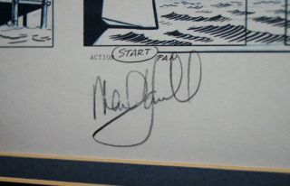Mark Hamill Signed Batman / The Joker Animated Seris WB Storyboard Lithograph 3