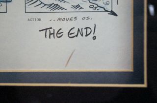 Mark Hamill Signed Batman / The Joker Animated Seris WB Storyboard Lithograph 4