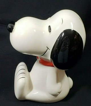 Snoopy Bank Vintage 1966 Peanuts 6 " Ceramic Figurine Copyright 1958 1966 Japan