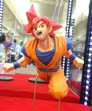 Banpresto Dragon Ball Z Son Goku FES 9 Figure A Saiyan God Red 7