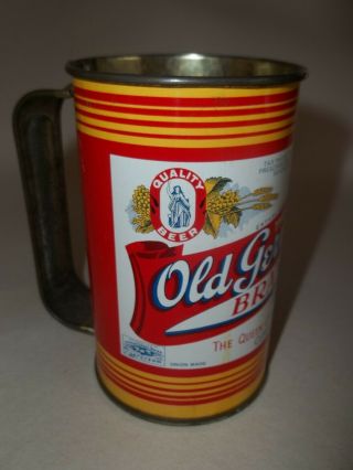 Rare Old German Beer Cumberland Md Cone Top Can Brewery Cup Queen City Brewing