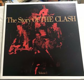 The Clash " The Story Of The Clash " Volume 1 (2 Vinyl Lp Set) - Promo - Ex - Rare