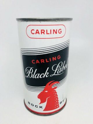 Black Label Bock Beer - Carling Brewing.  Cleveland,  Ohio - - Oh Tax Lid