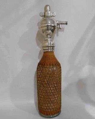 Antique Seltzer Bottle Ball Shape Top Dr.  Wagner Budapest