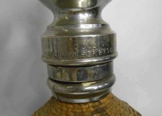 Antique Seltzer Bottle Ball Shape Bottle with Cain & Ball Top 1898 3