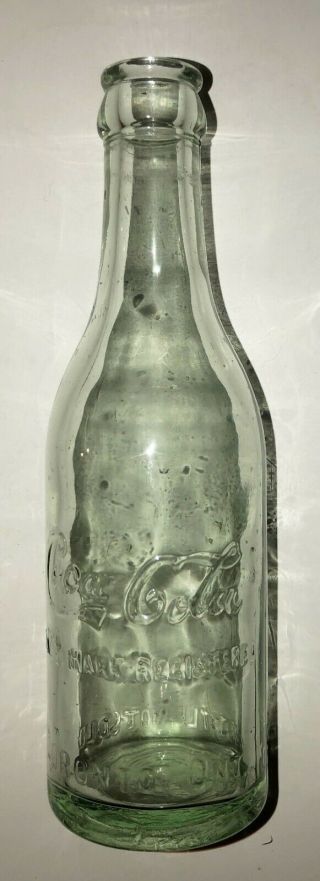 Vintage Toronto Coca - Cola Straight - Sided Bottle - Sparkling - A Beauty