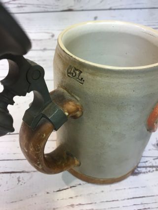 Antique Gesetzlich Geschutzt BEER STEIN Mug - die Kehl Kostveel 6