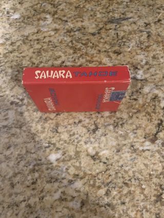Rare Deck 1965 Tax Stamp Sahara Tahoe Casino Playing Cards 4