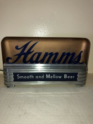 1940’s Hamm’s Beer Lighted Cash Register Advertising Sign Hamms Back Bar Display 6