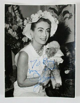 Joan Crawford Signed Photo – Jsa